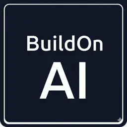 BuildOnAI logo, dark variant